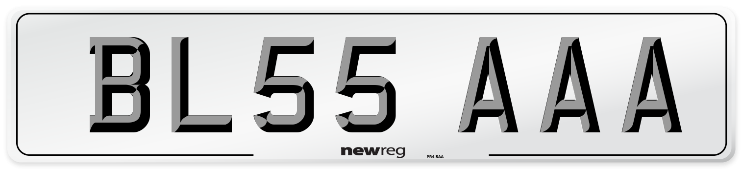 BL55 AAA Number Plate from New Reg